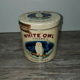 Vintage White Owl Cigar Tin