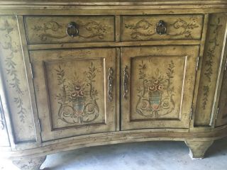 Sideboard Credenza Buffet Hand Painted.  Sturdy,  Well - Made