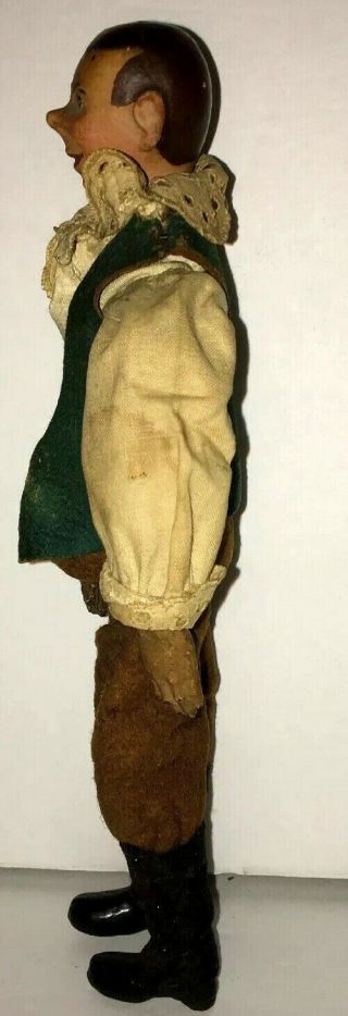 Antique SABA Bucherer Character Man Figure Doll Switzerland Clothes 3