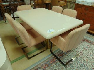 Milo Baughman For Thayer Coggin Dining Table With 6 Chairs Mid Century Modern