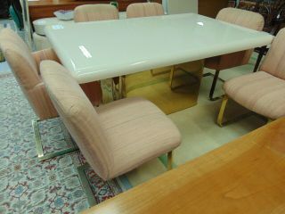 Milo Baughman for Thayer Coggin Dining Table with 6 Chairs Mid Century Modern 3