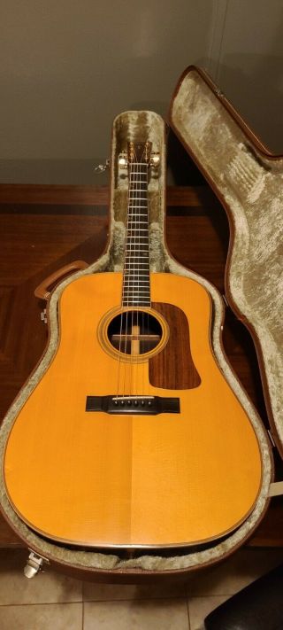 Rare 1980 Washburn D66sw Prarie Song Custom Vintage Acoustic Guitar W/ Hard Case