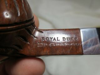 Dr.  Grabow Royal Duke Bulldog 6mm Estate Tobacco Pipe RESTORED 2