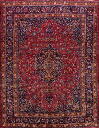 Vintage Floral Ardakan Hand - Knotted Area Rug Traditional Oriental Carpet 10 