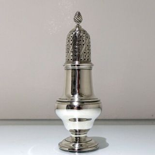 Mid 18th Century Antique George Iii Sterling Silver Sugar Caster London 1761 Jab