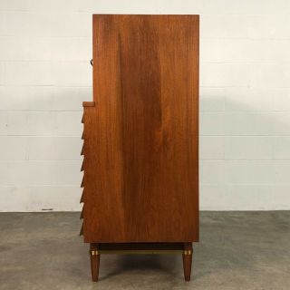American Of Martinsville Dania Mid - Century Modern 7 - Drawer Chest / Dresser