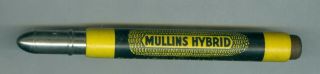 Vintage Plant Mullins Hybrid Seed Corn,  Advertising Pencil