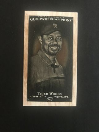 Tiger Woods 2016 Ud Goodwin Champions Lumberjack Mini 5/8