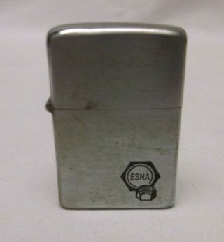 Vintage Pat 2032695 Zippo Lighter Esna Bolt Company