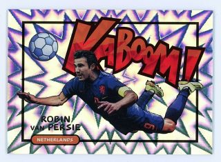 2017 Panini Select Soccer Robin Van Persie Kaboom Insert Netherlands Sp