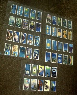 1928 Romance Of The Heavens Wills Full Set Of 50 Cigarette Cards Astronomy Space