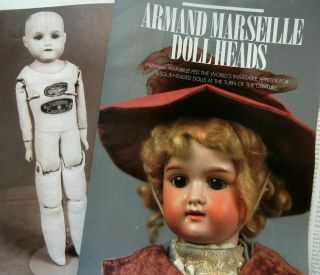 11p History Article,  Pics - Antique German Armand Marseille Bisque Head Dolls