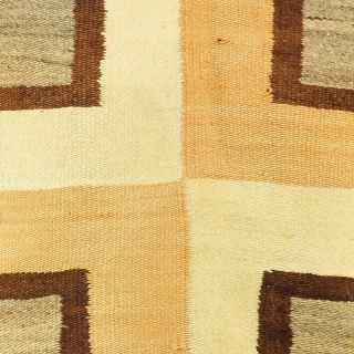 Antique Navajo Saddle Blanket Weaving Rug Ca 1900 3