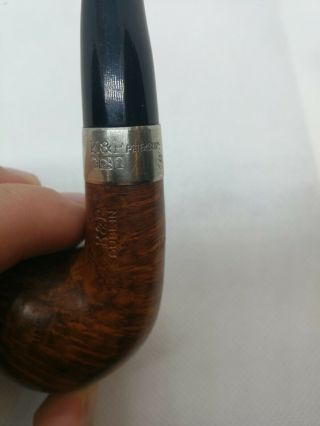 Vintage K&P Peterson ' s 68 Pipe Silver Plated 3