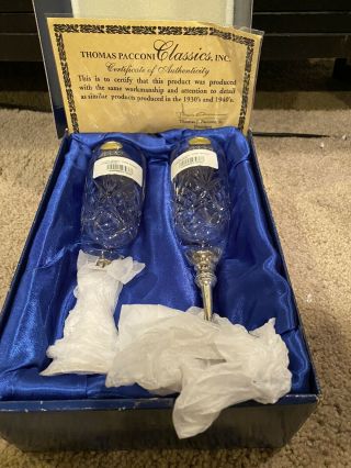 Champagne Glasses Thomas Pacconi Classics Vintage Flute Glasses Set Of 2 Wine