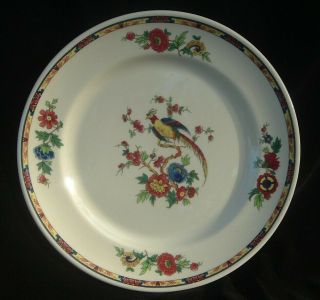 Vintage Syracuse China Dewitt Clinton 9.  75 Inch Plate - Institutional China