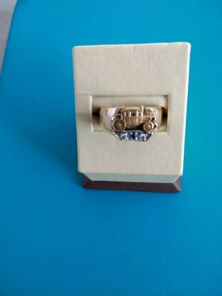 Antique Fisher Body Division General Motors Gm 14k Gold Service Award Ring
