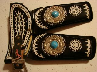 Toy Jeweled Holsters And Belt Set Vintage Toy Holsters And Belt Set