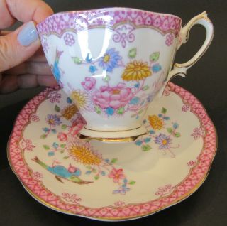 Vintage Royal Albert Bone China Teacup And Saucer Made In England