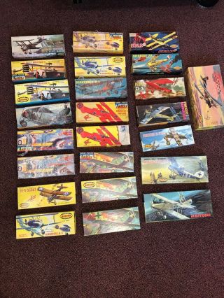 VINTAGE AURORA AIRPLANE MODEL KITS 1956 - 1964 CHOICE ALL COMPLETE 1/4 Scale 2