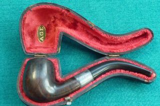 Lovely Vintage Cased A.  G.  E.  Extra Smoking Pipe
