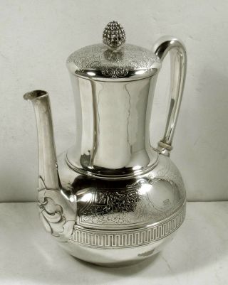 Tiffany Sterling Coffee Pot C1864 Persian Manner