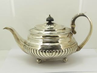 Antique Georgian Sterling Silver Tea Pot By Elizabeth Tookey C1770