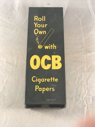 Vintage Ocb Tin Cigarette Rolling Paper Holder Dispencer