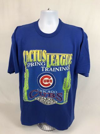 Vtg 1994 Mlb Chicago Cubs Baseball Short Sleeve T - Shirt Size Xl