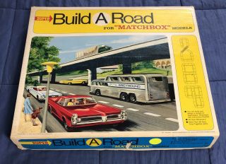1967 Vintage Build A Road For Matchbox Cars Playset Br - 2
