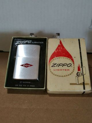Vintage 1967 Zippo Dow Chemical Company Lighter.