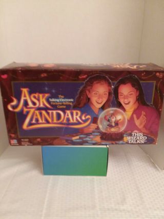 Vintage Ask Zandar - 1992 Milton Bradley Board Game -