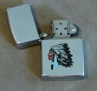 1992 Zippo With Indian Chief Head - unfired - rare? 2