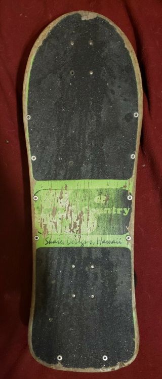 VINTAGE Town and Country Quad Skateboard with Ventures and Sims Street wheels 2
