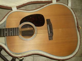 Lo Prinzi Vintage Dreadnaught acoustic guitar (Martin D35 style) 2