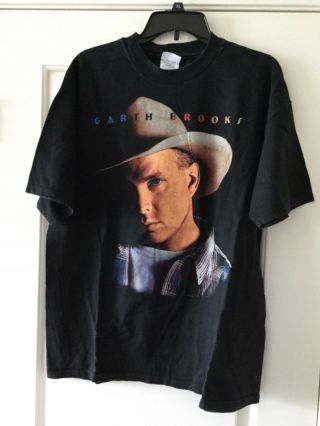 Vintage Garth Brooks Fresh Horses Tour T Shirt 90s Country Men 