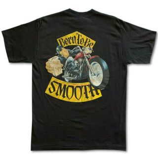 Camel Born To Be Smooth Vintage 1992 Motorcycle T - Shirt Tee In Black Size Xl