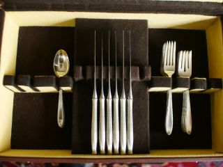 Southern Charm By Alvin Sterling Silver Flatware Set For 8 Service No Monos