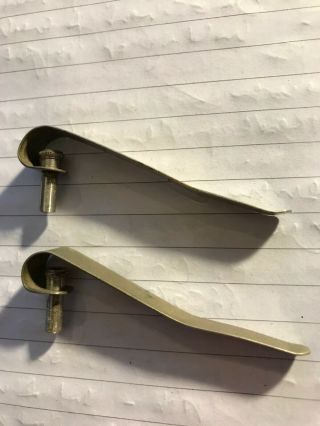Vintage Microscope Stage Clips - 5mm Pin,  60mm Length,  Fits Watson Stage