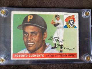 1955 Topps Roberto Clemente Rookie Card 164 Pittsburgh Pirates