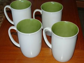 Vintage 4 Bird Designs Porcelain Coffee Tea Mugs Cups - FF Japan 3