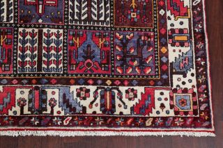 Vintage Garden Design Bakhtiari Oriental Area Rug Wool Hand - Knotted 7x10 Carpet