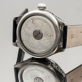 Wristwatch Pocket Movement HEBDOMAS Case Steel 8 days HOMMAGEWATCH 2