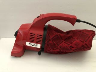 Royal Dirt Devil Hand Vacuum Model 103 Red Made In Usa.  Great.  Vintage