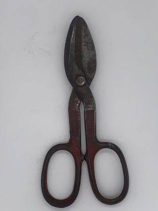 Vintage Millers Falls 3911 Tin Snips Sheet Metal Cutting Shears Pliers Usa Forge