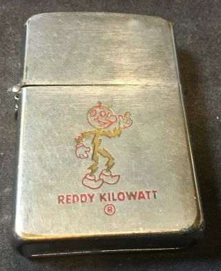 Vintage Zippo Lighter - 1950’s Reddy Kilowatt Electric
