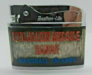 Military Lighter - Kwajalein Missle Range - Marshall Islands Brother - Lite Japan