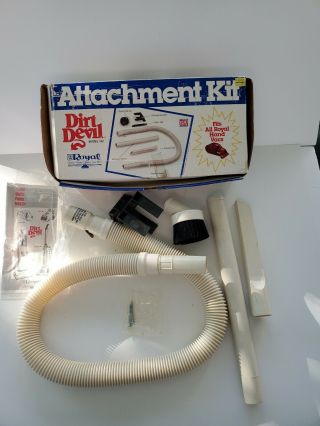 Vintage Dirt Devil Attachment Kit - Model 192 Box Missing Belt Lifter