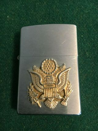 Xv Zippo Lighter With Great Seal Of The United States Of America