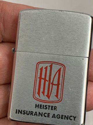 1958 Zippo Lighter - Heister Insurance Agency